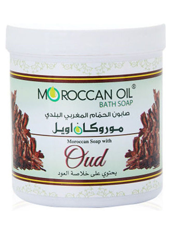 موروكان أويل صابون حمام يحتوي على خلاصة العود 250جرام