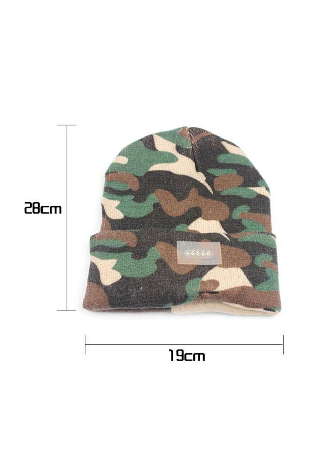 Led Winter Warm Beanie Cap Light Grey - Image 2