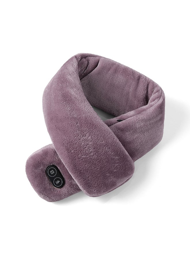 وشاح تدفئة للأزواج بمنفذ USB أرجواني