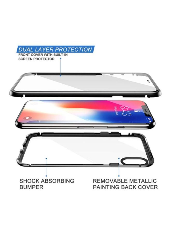 LNKOO Magnetic Adsorption Case For Apple iPhone XR Black/Clear  - Image 4