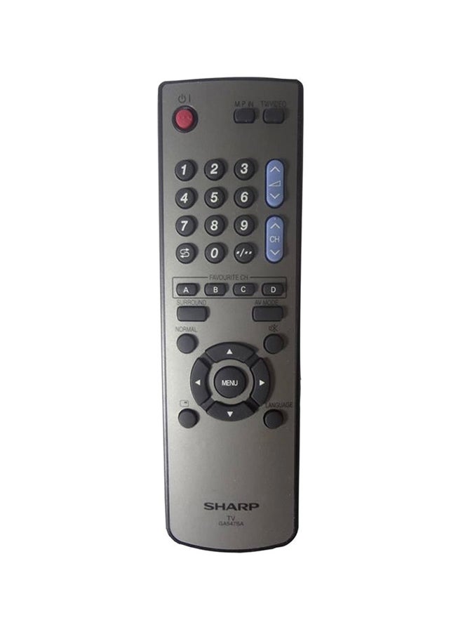 SHARP Remote Control For Sharp TV Screen Grey/Black/Blue 