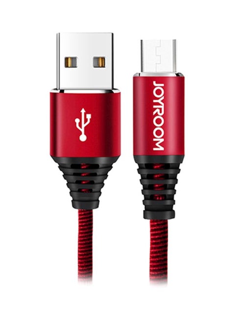 Micro USB Data Sync Charging Cable Red
