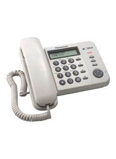 باناسونيك هاتف KX-TS560 به ميزة تعريف هوية المتصل أبيض  - Image 1