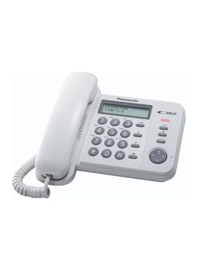باناسونيك هاتف KX-TS560 به ميزة تعريف هوية المتصل أبيض  - Image 2