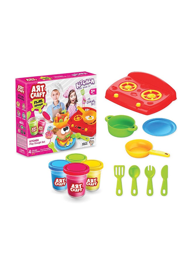 dede 12-Piece Kitchen Play Dough Set 3332 320x65x250cm  - Image 1