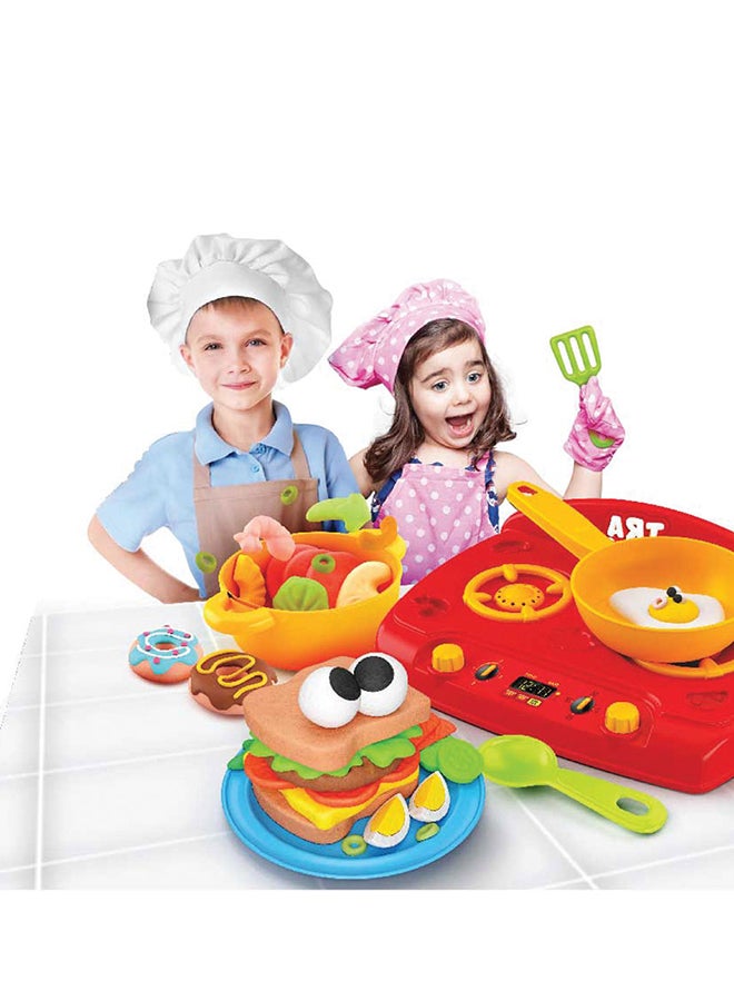 dede 12-Piece Kitchen Play Dough Set 3332 320x65x250cm  - Image 2
