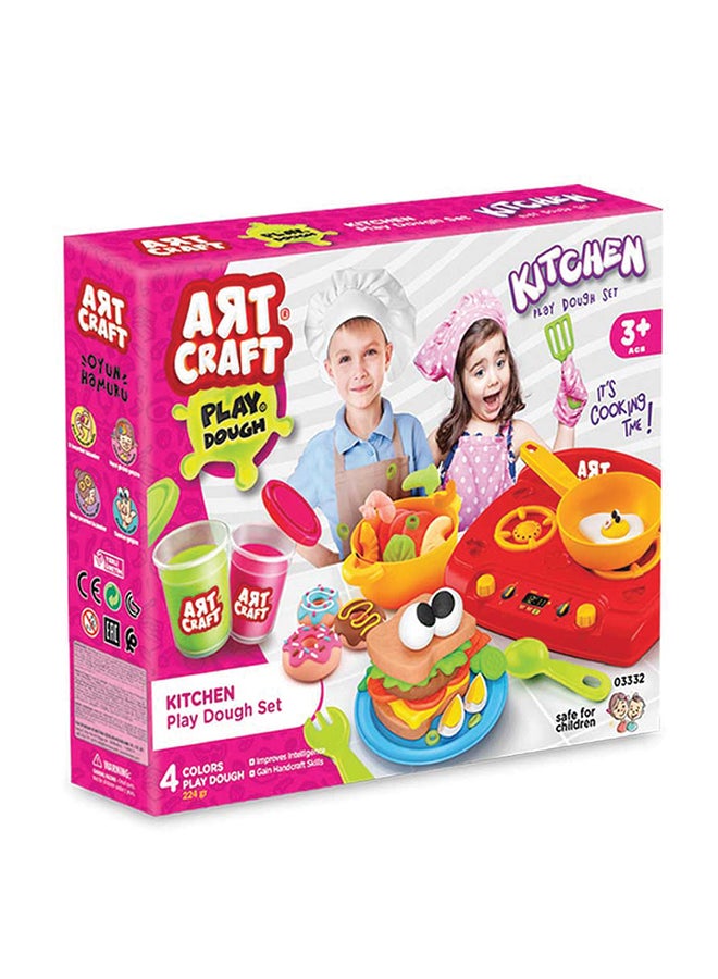 dede 12-Piece Kitchen Play Dough Set 3332 320x65x250cm  - Image 3