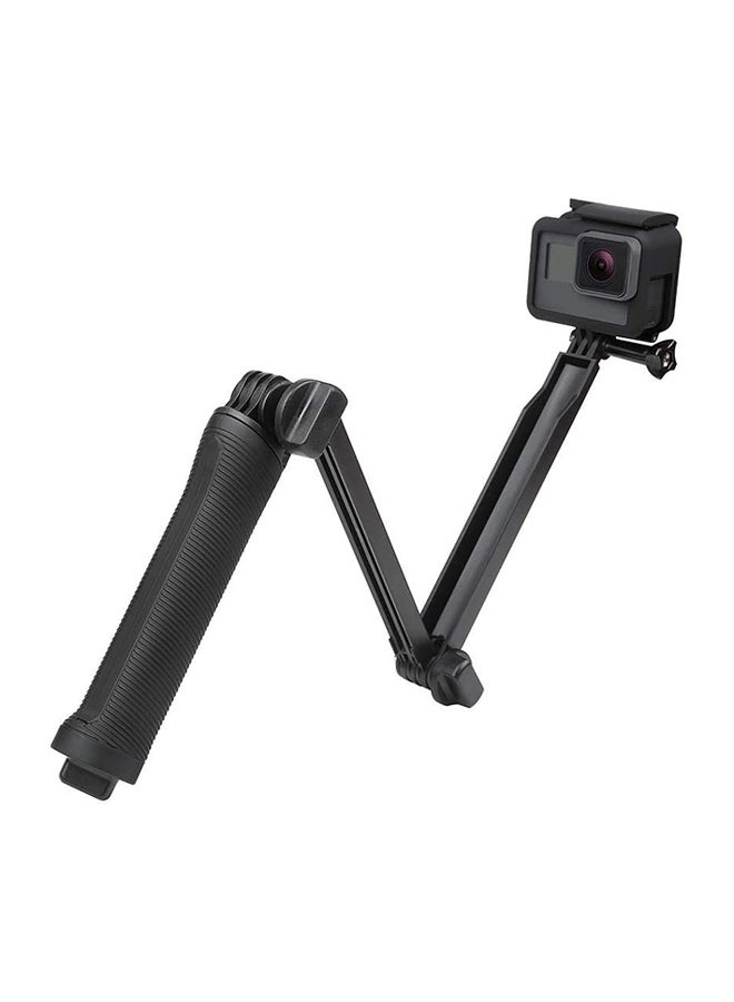 Ozone 3-Way Stabilizer Grip Monopod Arm For GoPro Hero5/Hero4/Hero3/SJCAM Camera Black  - Image 1