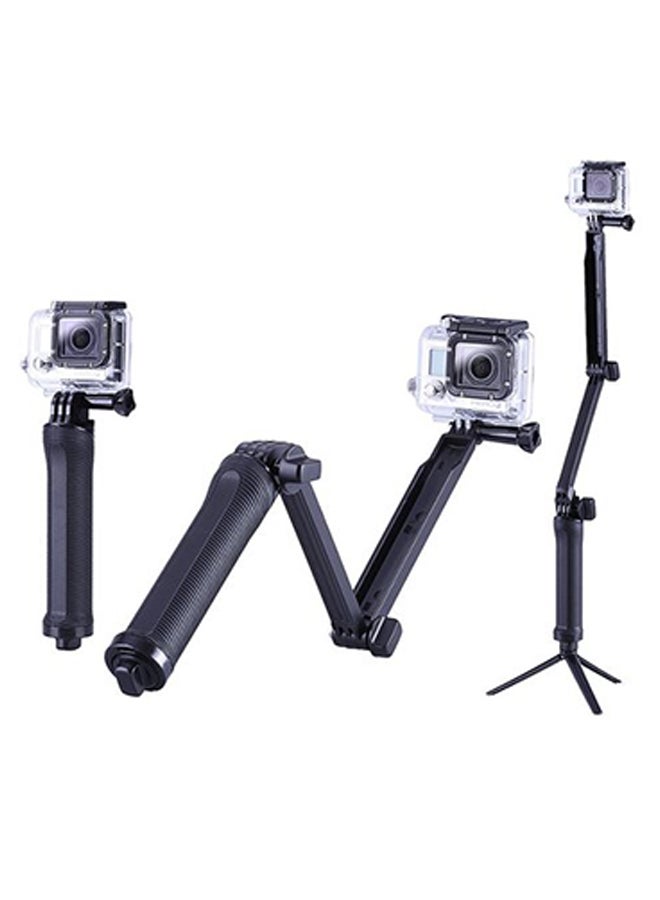 3-Way Stabilizer Grip Monopod Arm For GoPro Hero5/Hero4/Hero3/SJCAM Camera Black