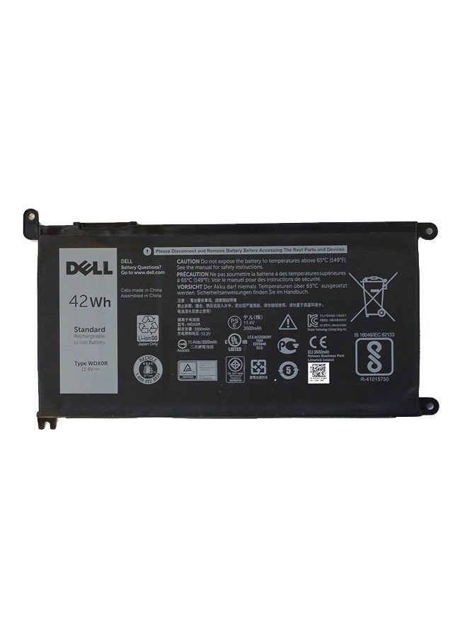 DELL - 3500.0 mAh Replacement Laptop Battery For Dell Inspiron 15 5567 Black - Image 1