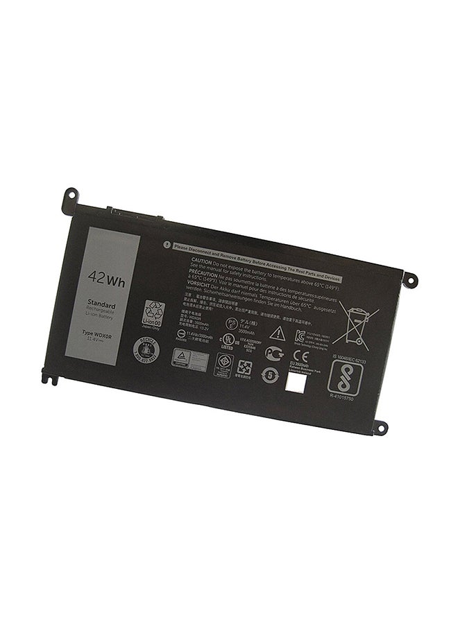 DELL - 3500.0 mAh Replacement Laptop Battery For Dell Inspiron 15 5567 Black - Image 1