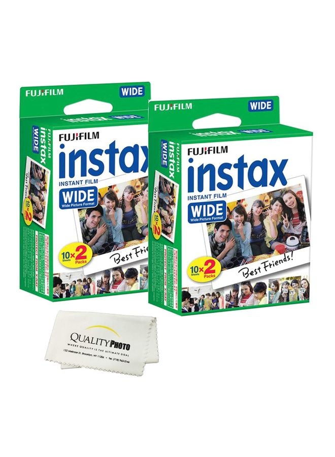 FUJIFILM Instax Wide Instant Film White - Image 1