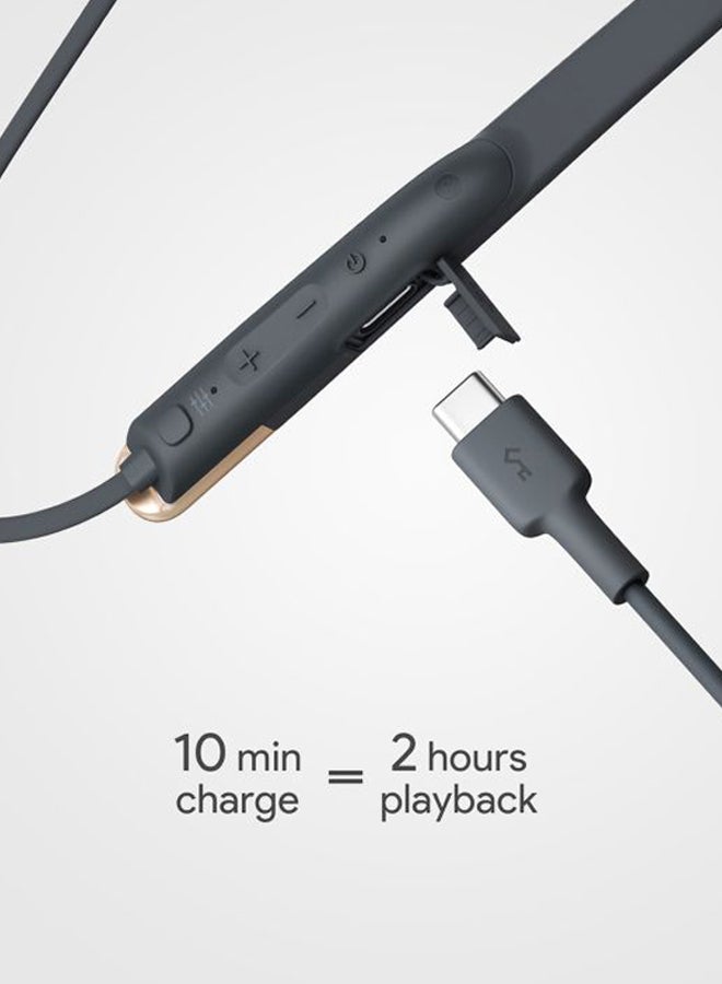 Aukey Bluetooth Neckband In-Ear Headsets With Mic Grey - Image 5