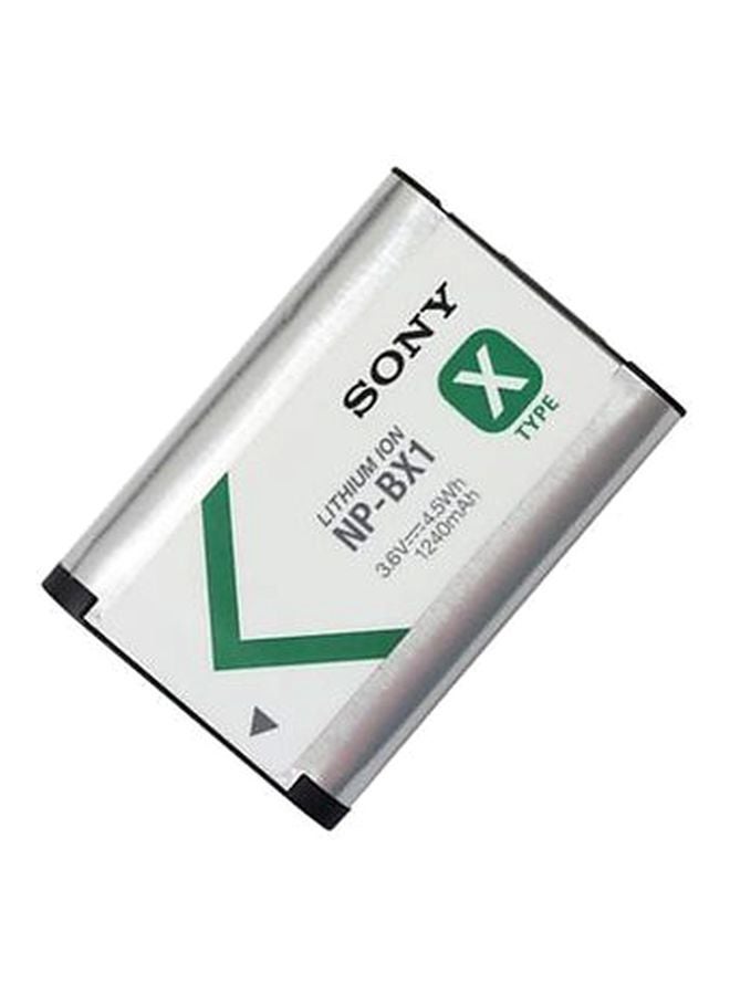 1240.0 mAh Type X Rechargeable Battery Silver