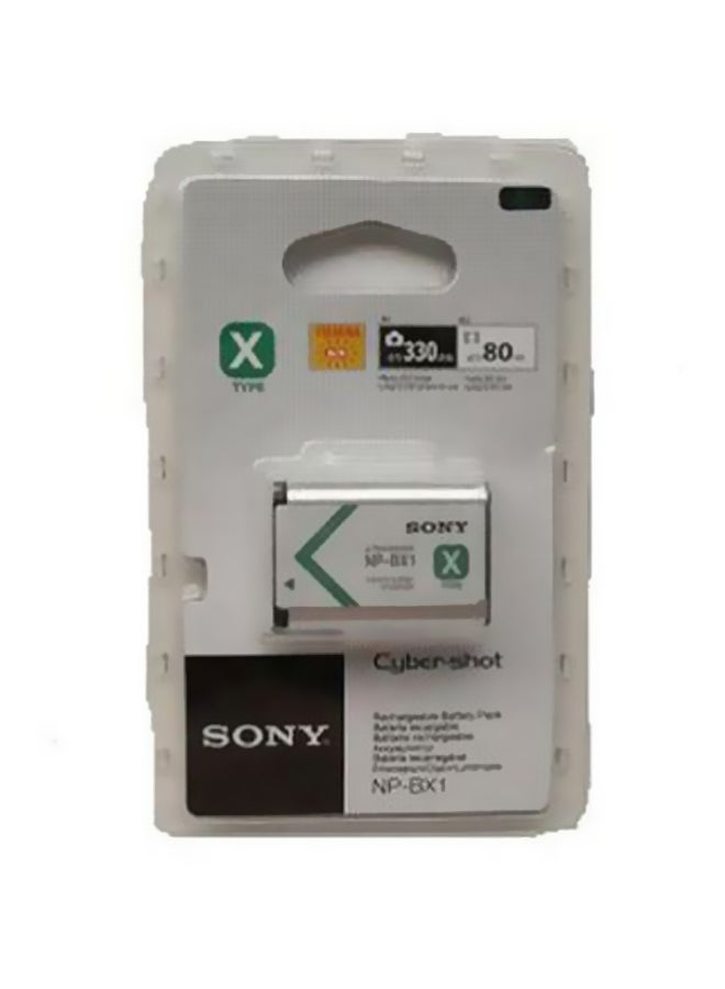 1240.0 mAh Type X Rechargeable Battery Silver