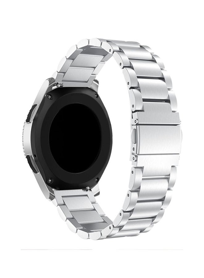 Voberry Replacement Band For Samsung Galaxy Watch 46mm Silver - Image 2