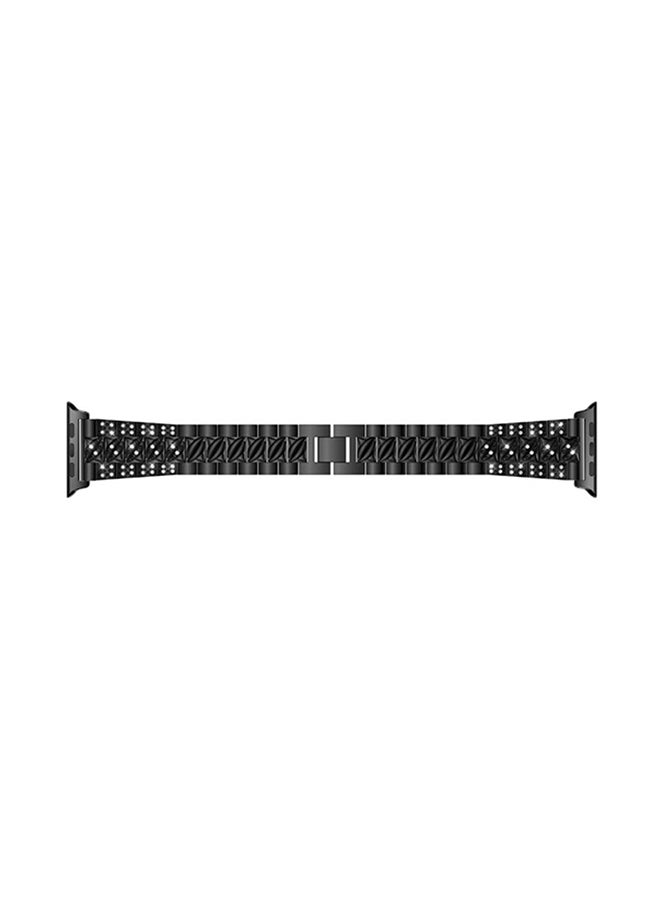 Voberry Replacement Band Strap For Apple Watch Series 4 44mm Black - Image 1