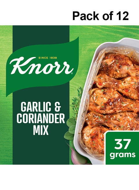 Garlic And Coriander Mix 37grams Pack of 12
