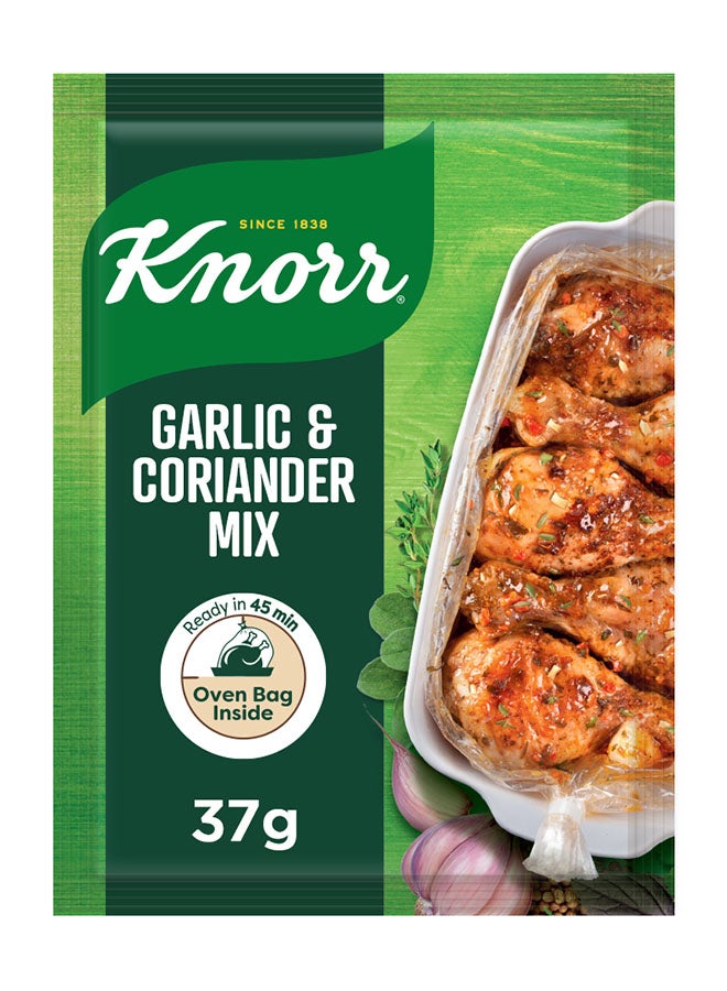 Garlic And Coriander Mix 37grams Pack of 12