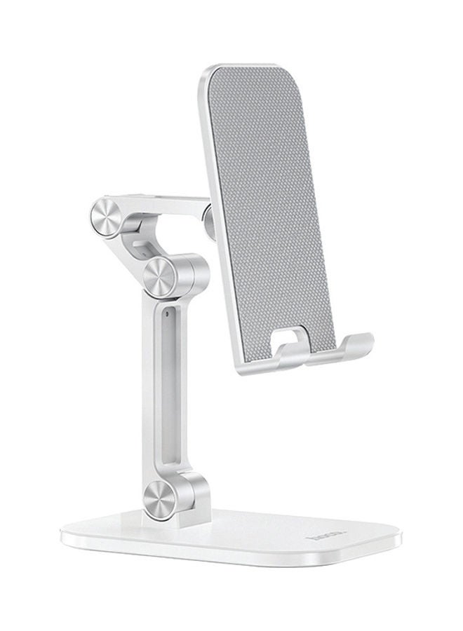 Hoco Excellent Double Folding Phone Stand 4.7-13 inches White - Image 1
