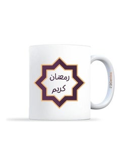 Ramadan Kareem Design Printed Mug White - v1617289511/N46012079A_1