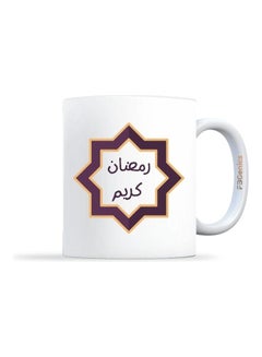 FBGenics Ramadan Kareem Design Printed Mug White  - Image 1