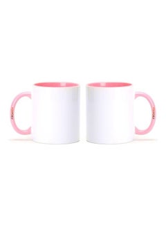 2-Piece King And Queen Printed Mug Set Pink/White/Black - v1617289517/N46011900A_2