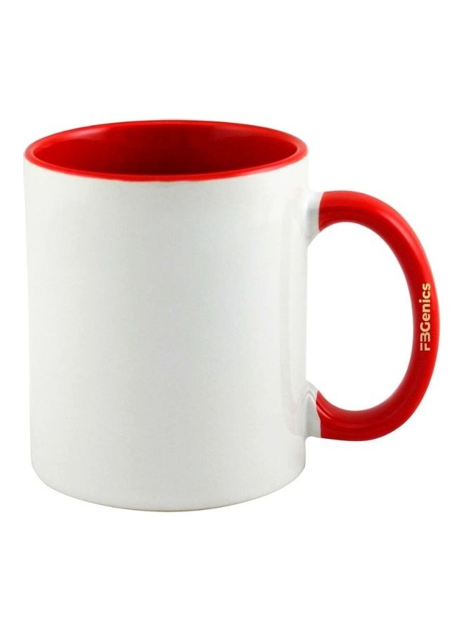FBGenics Ramadan Kareem Night Printed Mug Red/White - Image 2