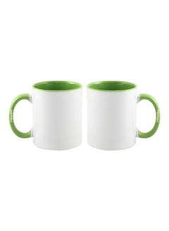 2-Piece Mom And Dad Printed Mug Set Green/White/Black 325ml - v1617289789/N46011922A_2