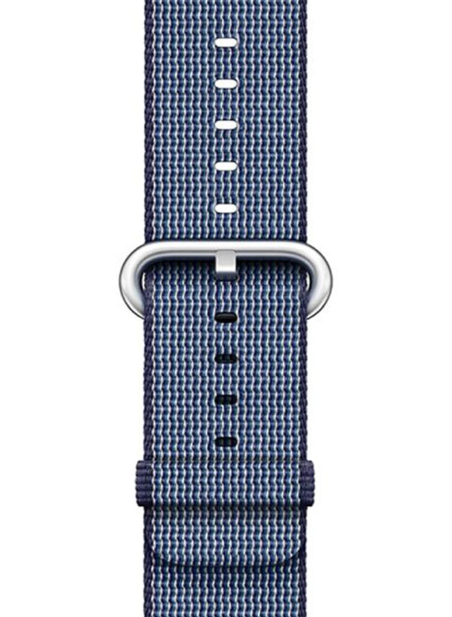 Ozone - Woven Nylon Replacement Strap Band For Apple Watch 38 mm Blue - Image 1