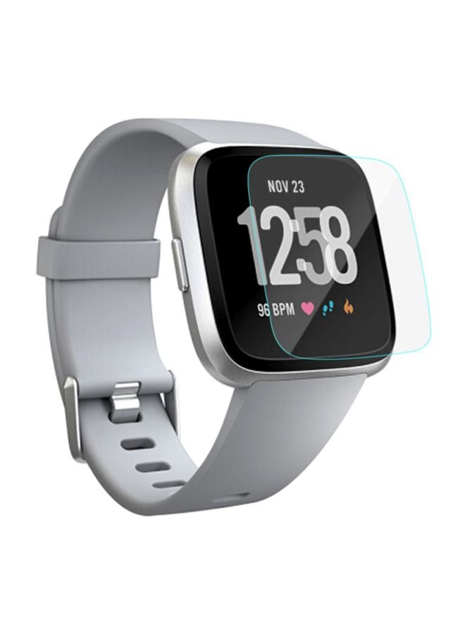 Voberry Tempered Glass Screen Protector For Fitbit Versa Clear - Image 2