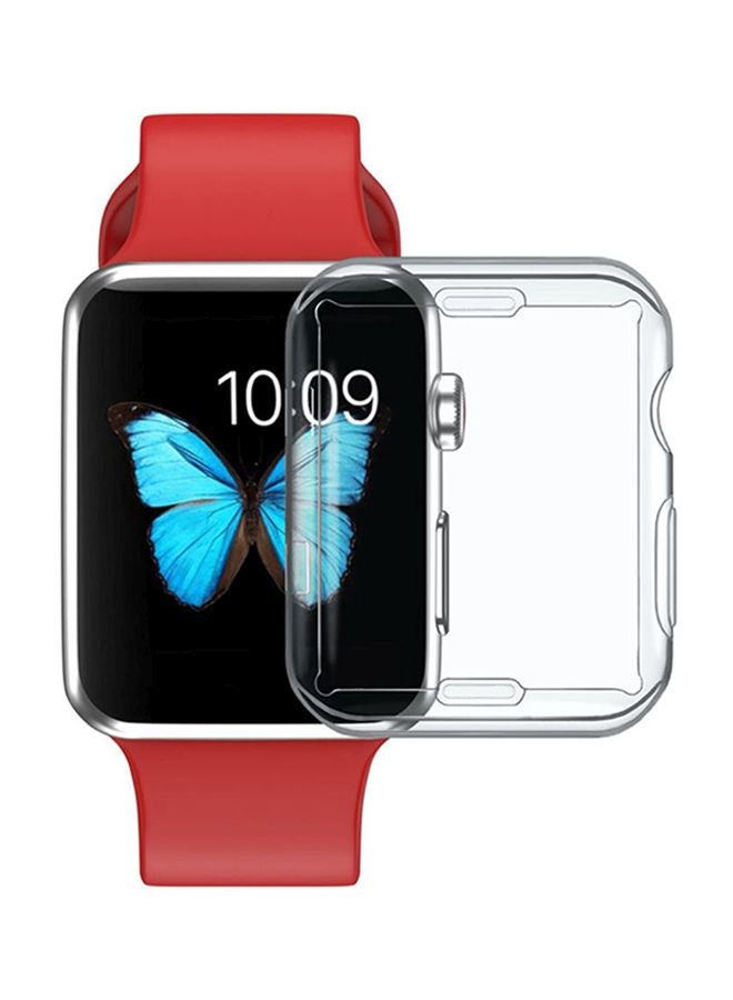 Voberry Protective Case Cover For Apple Watch Series 3 38 mm Clear  - Image 1