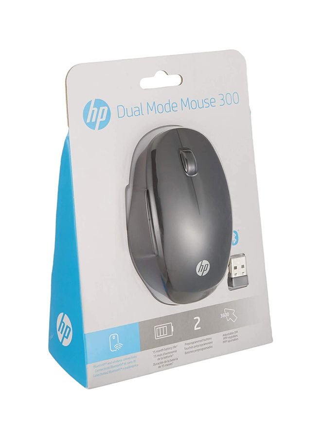 HP Dual Mode 300 Wireless Optical Mouse Black  - Image 5