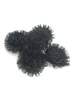 Generic 100-Piece Cloth Material Flower Black  - Image 2