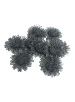 Generic 144-Piece Cloth Material Flower Black  - Image 1