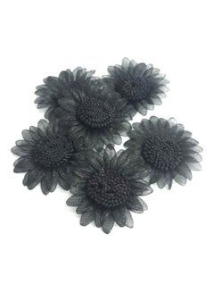 Generic 144-Piece Cloth Material Flower Black  - Image 2