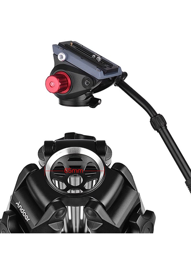 ANDOER - Tripod For DSLR And Camcorders Black - Image 1