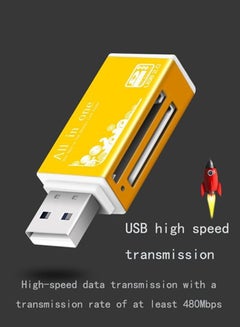 Beauenty Smart All In One Card Reader White/Yellow  - Image 4