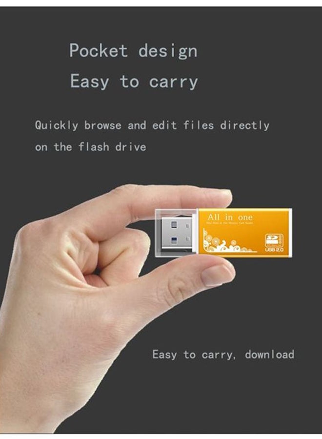 Beauenty - Smart All In One Card Reader White/Yellow - Image 1