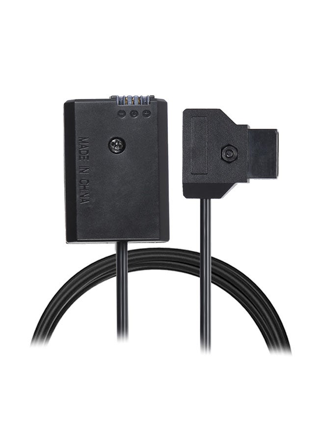 أندوير كابل قرين من منفذ D-Tap إلى بطارية NP-FW50 بتيار مستمر أسود - Image 2