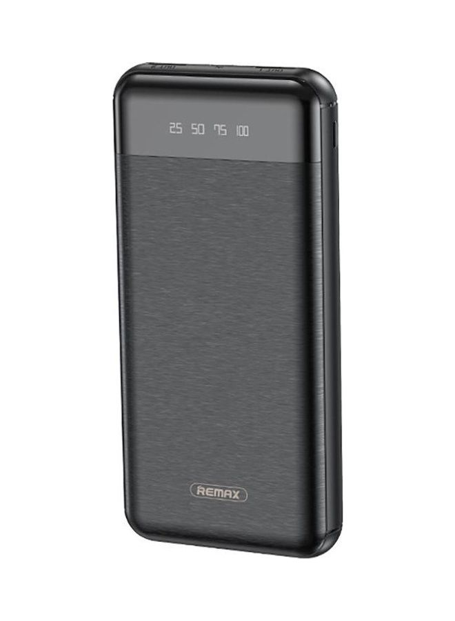 REMAX 20000 mAh Power Bank-Yuneng Series 2.1A Fast Charge Power Bank 20000 mAh Rpp-195 - Black  - Image 1