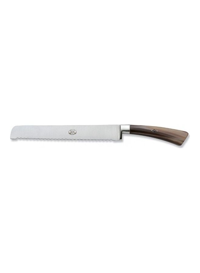 BERTI - Bread Knife With Holder Brown/Silver 35.1cm - Image 1