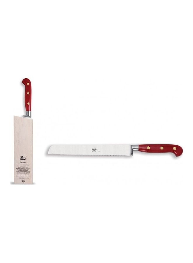 Bread Knife With Holder Red/Silver 35.2cm - v1617338146/N46014438A_1