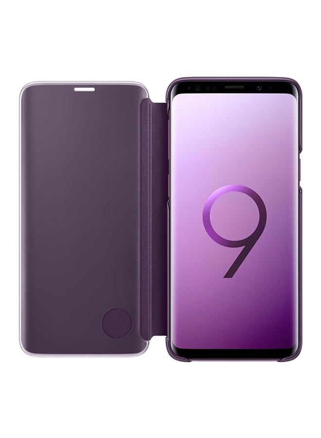 Samsung - Clear View Standing Cover For Galaxy S9 Plus Purple - Image 1