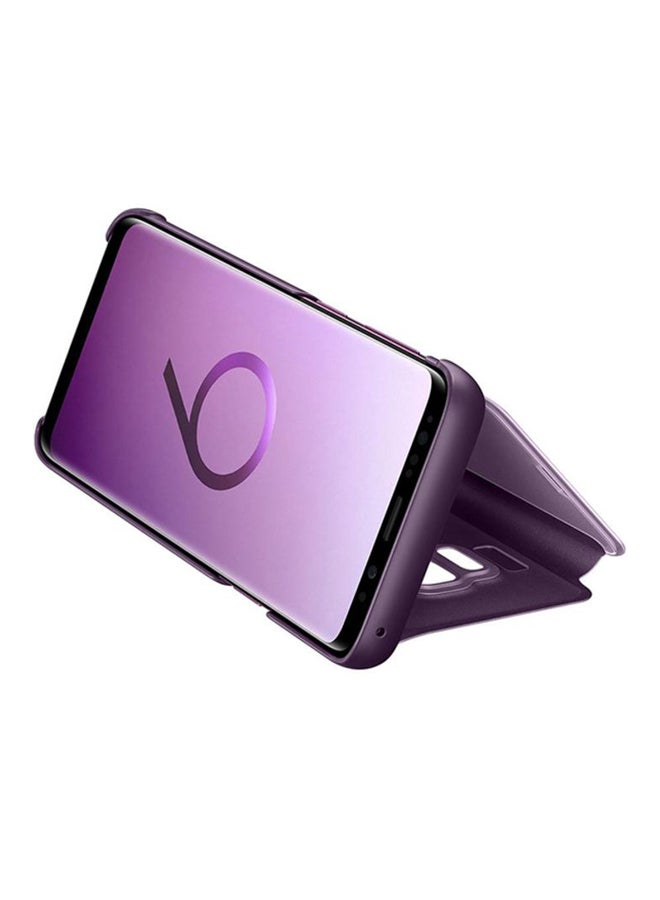 Samsung - Clear View Standing Cover For Galaxy S9 Plus Purple - Image 1