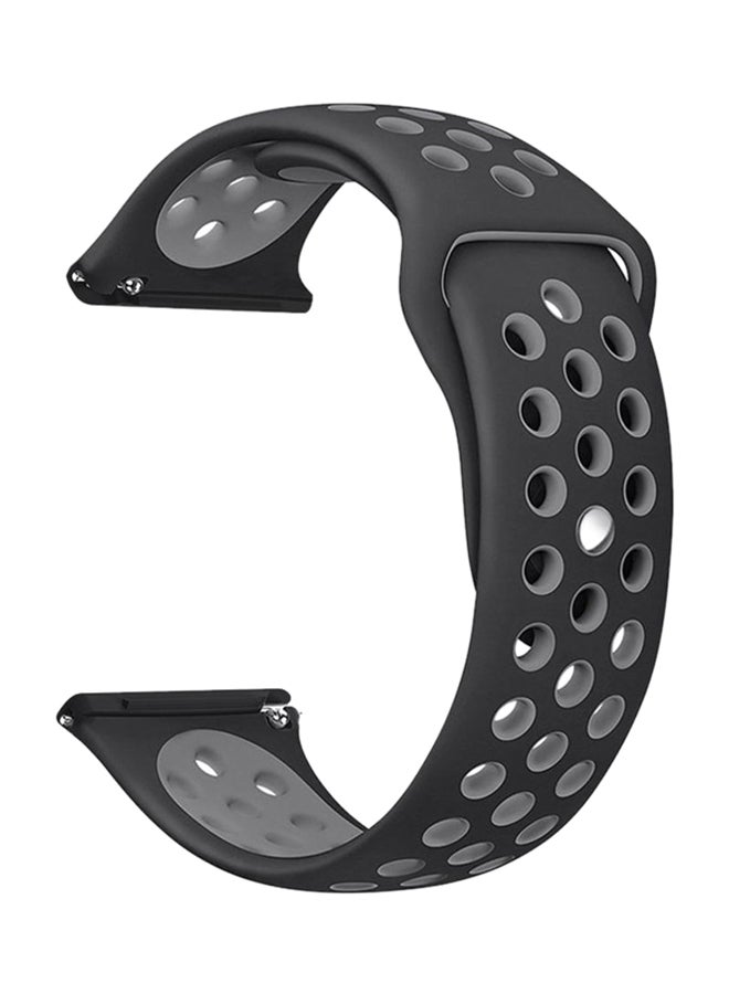 Voberry Replacement Band For Fitbit Versa Black/Grey - Image 1