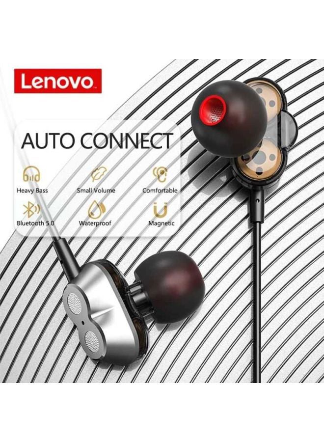 Lenovo HE08 Bluetooth Wireless In-Ear Earphone Black  - Image 2