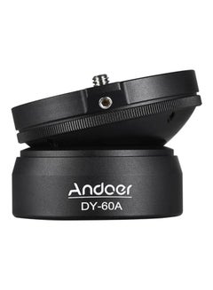 أندوير رأس كروي بقاعدة مستوية لحامل الكاميرات ثلاثي القوائم طراز DY-60A أسود  - Image 1
