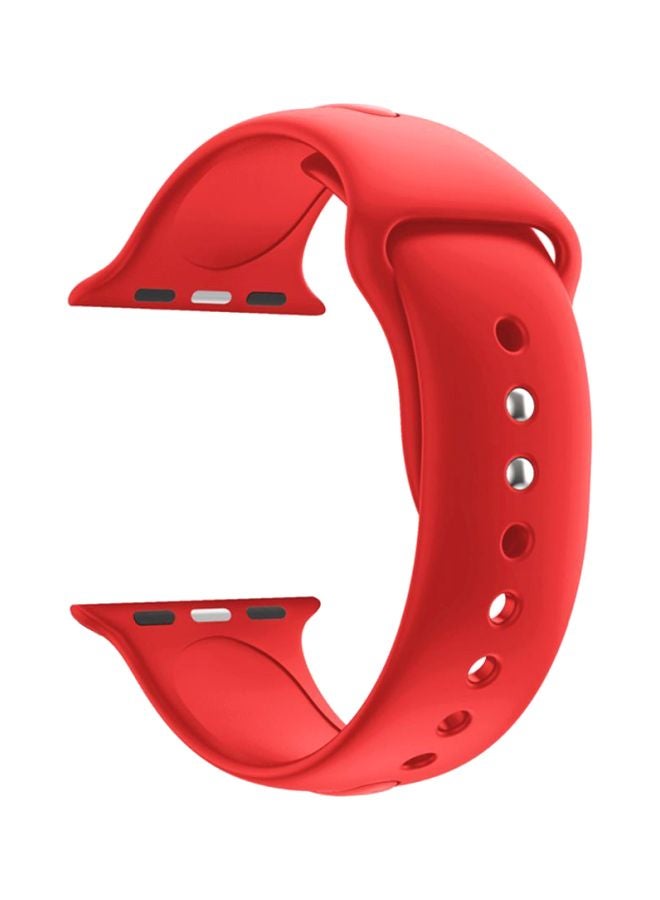 Voberry Replacement Band For Apple Watch Series 1/2 42mm Red  - Image 1