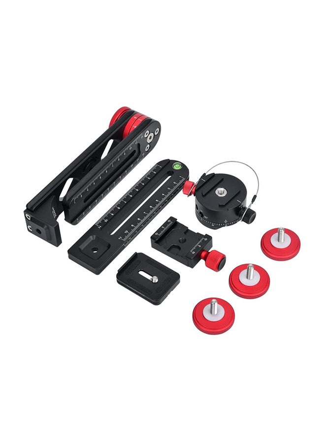ANDOER PH-720B 720° Panoramic Head Aluminium Alloy With Arca-Swiss Standard Ball Head Quick Release Plate Carry Bag Black/Red  - Image 3